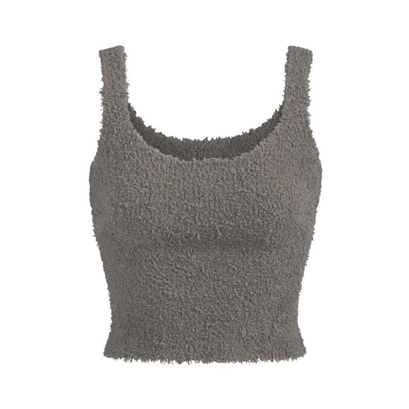 NWT SKIMS Cozy Knit Crop Top - Picture 1 of 3